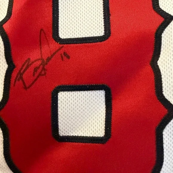Nike White/Red Los Angeles Angels #18 Baseball Jersey